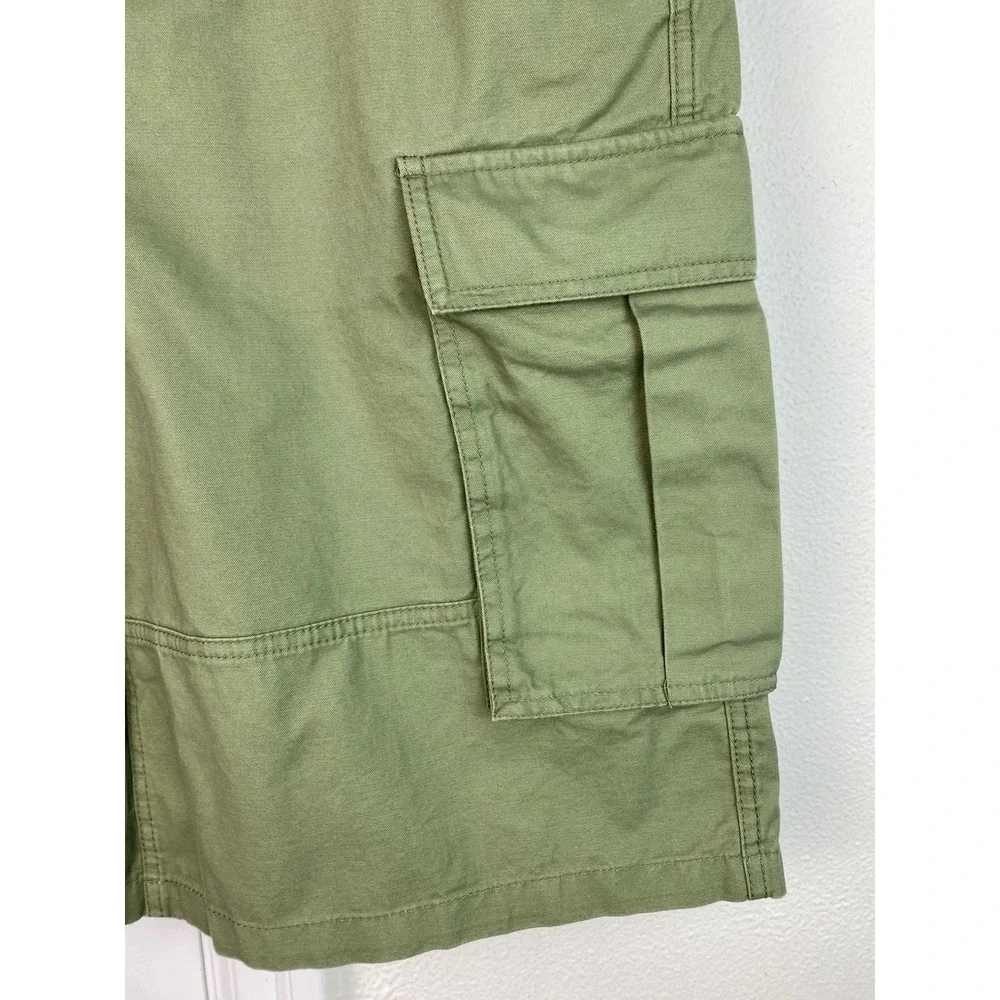 Cotton On Size 32 Green Classic Cargo Bermuda Shorts - Picture 2 of 7